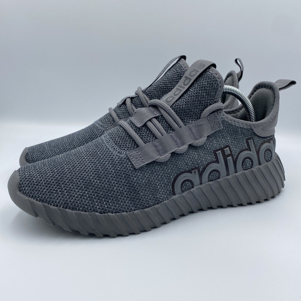 adidas Kaptir 3.0 Men's 9.5 Grey Six Grey Four Knit Mesh Athletic Shoes IE3795